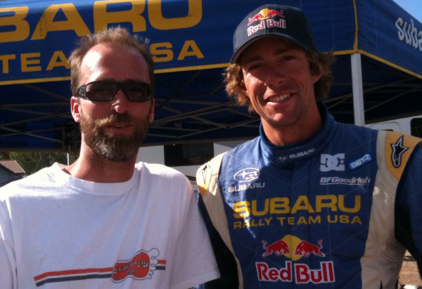 Bret 'The Godfather' Hunter and extreme sports legend, Travis Pastrana